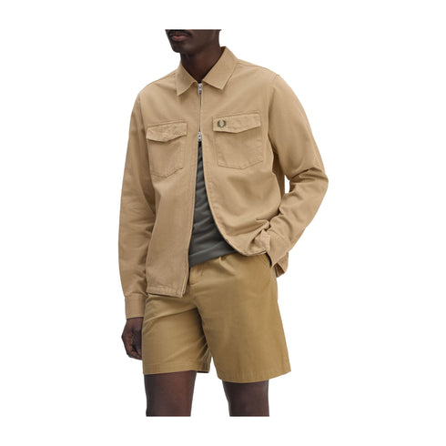 Fred Perry Giacca overshirt Giacca Uomo Overshirt con zip frontale S - Francavilla Moda
