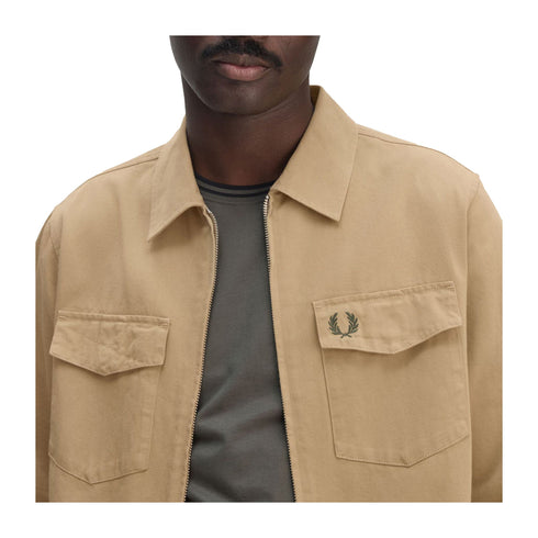 Fred Perry Giacca overshirt Giacca Uomo Overshirt con zip frontale S - Francavilla Moda