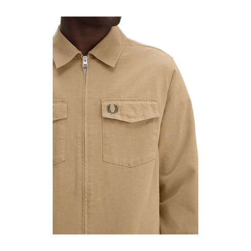 Fred Perry Giacca overshirt Giacca Uomo Overshirt con zip frontale S - Francavilla Moda