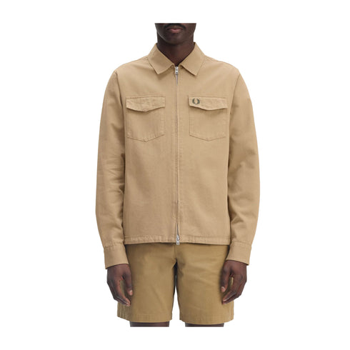 Fred Perry Giacca overshirt Giacca Uomo Overshirt con zip frontale S - Francavilla Moda