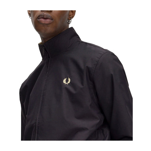 FRED PERRY Giacca leggera Giubbino Uomo Brentham classico Nero - Francavilla Moda