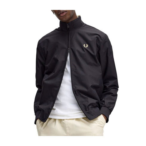 FRED PERRY Giacca leggera Giubbino Uomo Brentham classico Nero - Francavilla Moda