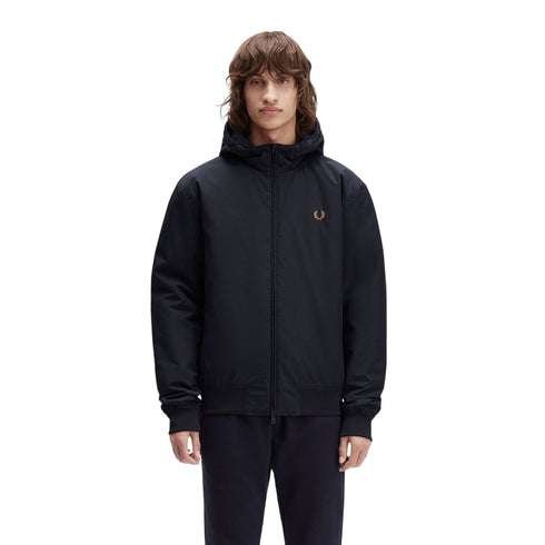 Fred Perry Giacca imbottita Giubbino Uomo Brentham con cappuccio S - Francavilla Moda