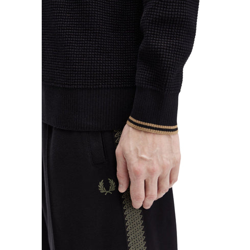 Fred Perry Maglia Maglia Uomo a punto waffle S - Francavilla Moda