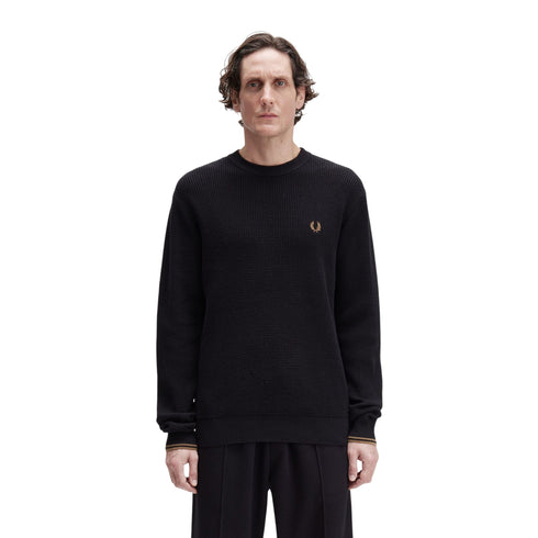 Fred Perry Maglia Maglia Uomo a punto waffle S - Francavilla Moda