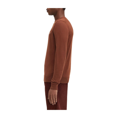 Fred Perry Pullover Maglia Uomo Classic Crew Neck Whisky A24 - FRED PERRYK9601 - S54 - M - Francavilla Moda
