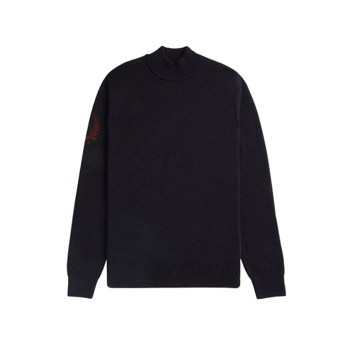 Fred Perry Pullover Maglia Uomo Laurel Wtreath Mock Neck S - Francavilla Moda