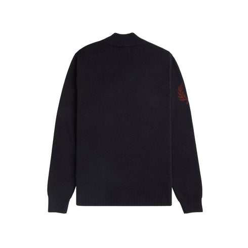 Fred Perry Pullover Maglia Uomo Laurel Wtreath Mock Neck S - Francavilla Moda