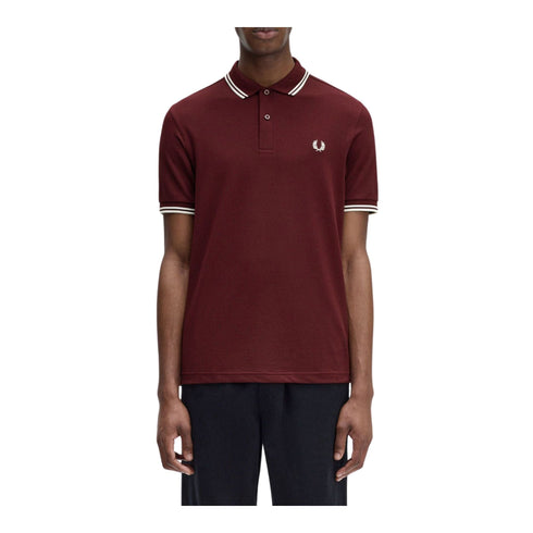Fred Perry Polo Polo Uomo con doppia riga S P25 - FRED PERRYM3600 - 597 - S - Francavilla Moda