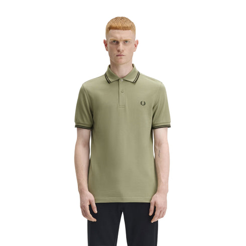 Fred Perry Polo Polo Uomo con doppia riga M P25 - FRED PERRYM3600 - Y64 - M - Francavilla Moda