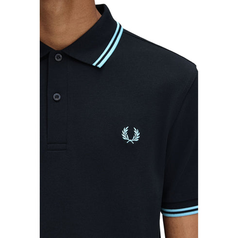 Fred Perry Polo Polo Uomo con doppia riga S P25 - FRED PERRYM3600 - Y60 - S - Francavilla Moda