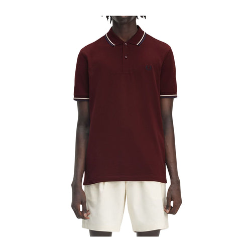 Fred Perry Polo Polo Uomo con doppia riga S P25 - FRED PERRYM3600 - Y22 - S - Francavilla Moda