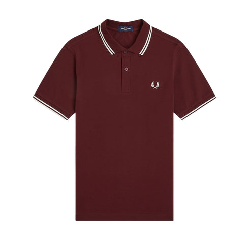 Fred Perry Polo Polo Uomo con doppia riga S P25 - FRED PERRYM3600 - 597 - S - Francavilla Moda