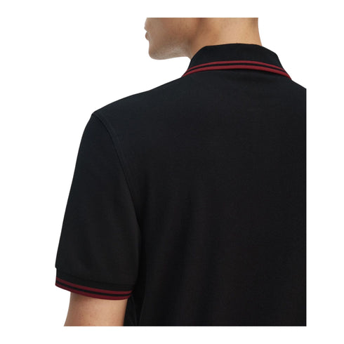 Fred Perry Polo Polo Uomo con doppia riga S P25 - FRED PERRYM3600 - Y22 - S - Francavilla Moda