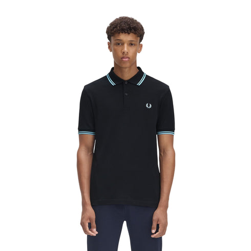 Fred Perry Polo Polo Uomo con doppia riga S P25 - FRED PERRYM3600 - Y60 - S - Francavilla Moda
