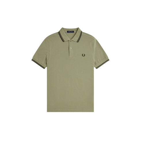 Fred Perry Polo Polo Uomo con doppia riga M P25 - FRED PERRYM3600 - Y64 - M - Francavilla Moda