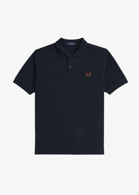 Fred Perry Polo Polo Uomo slim due bottoni Blu caramello P24-FRED PERRYM6000-S73-S - Francavilla Moda