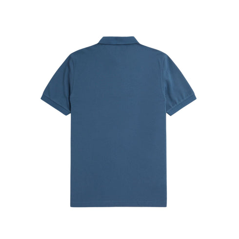 FRED PERRY Polo Polo Uomo slim due bottoni Blu aperto P24-FRED PERRYM6000-V06-M - Francavilla Moda