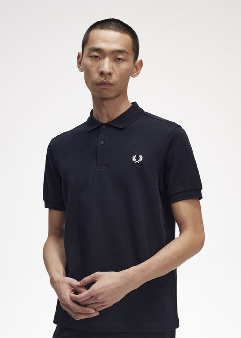 Fred Perry Polo Polo Uomo slim due bottoni Blu P24-FRED PERRYM6000-608-M - Francavilla Moda
