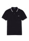 Fred Perry Polo Polo Uomo twin tipped in puro cotone Blu bianco - Francavilla Moda