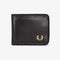 Fred Perry Portafogli Portafoglio Uomo Billfold Wall Nero oro - Francavilla Moda