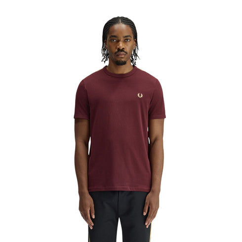 Fred Perry T-shirt mm T-shirt Ringer uomo con fettuccia a contrasto M - Francavilla Moda