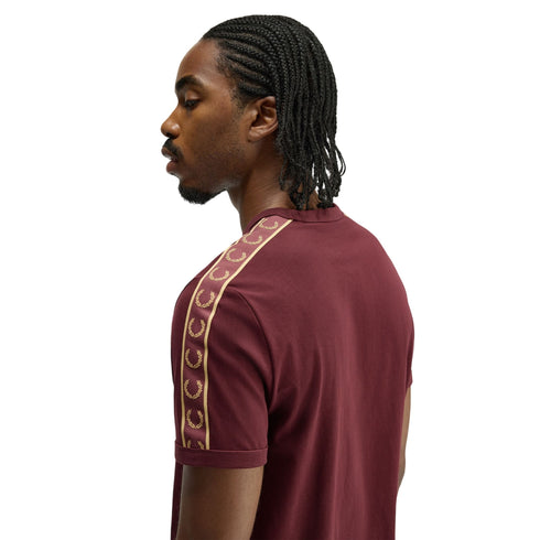 Fred Perry T-shirt mm T-shirt Ringer uomo con fettuccia a contrasto M - Francavilla Moda