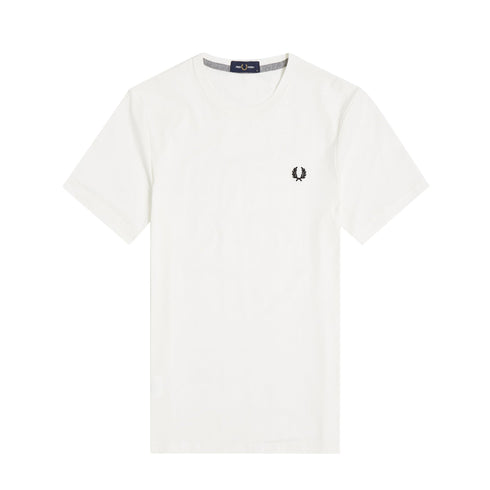 FRED PERRY T-shirt T-shirt Uomo basic a girocolo Bianco - Francavilla Moda