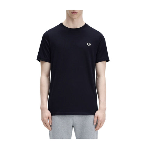 FRED PERRY T-shirt T-shirt Uomo basic a girocolo Blu bianco A24 - FRED PERRYM1600 - 608 - S - Francavilla Moda