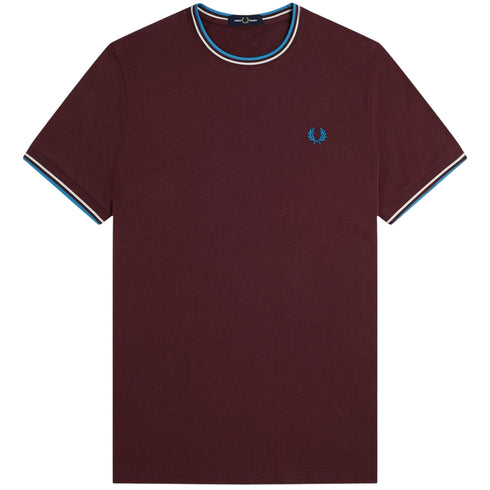 Fred Perry T-shirt T-shirt Uomo con bordino a contrasto S A25 - FRED PERRYM1588 - Z63 - S - Francavilla Moda