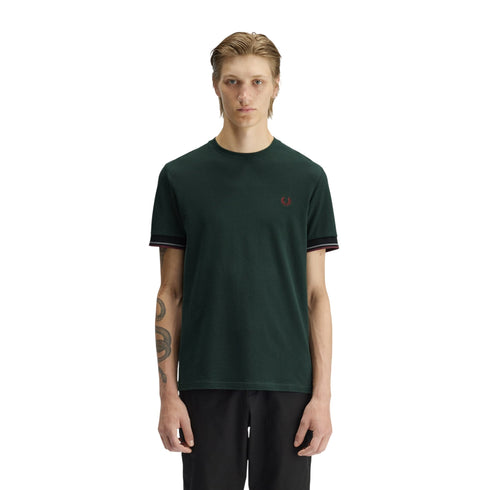 Fred Perry T-shirt mm T-shirt uomo con doppia riga sul bordo manica S P26-FRED PERRYM2396-30A-S - Francavilla Moda