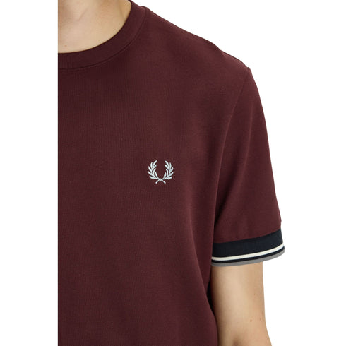 Fred Perry T-shirt mm T-shirt uomo con doppia riga sul bordo manica S P26-FRED PERRYM2396-597-S - Francavilla Moda