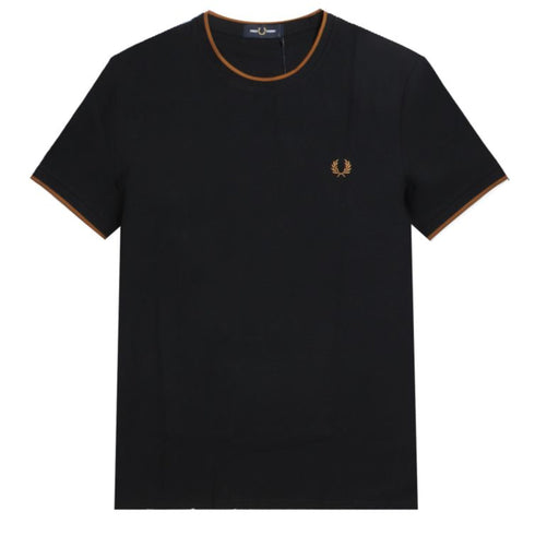 Fred Perry T-shirt T-shirt Uomo con profili a contrasto S - Francavilla Moda