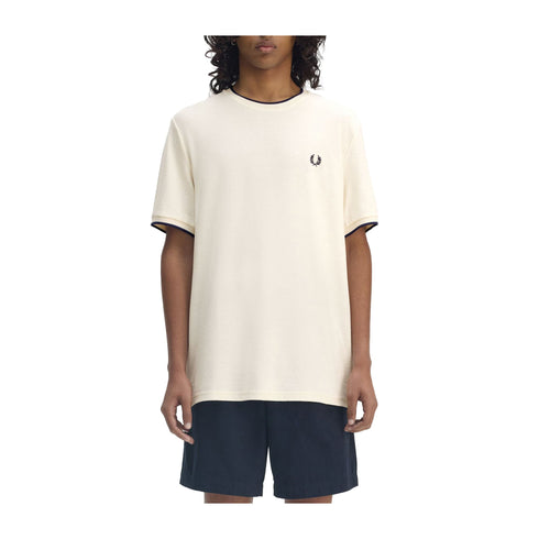 Fred Perry T-shirt T-shirt Uomo con riga a contrasto S - Francavilla Moda