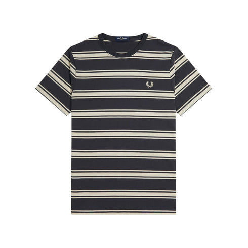 Fred Perry T-shirt T-shirt Uomo con righe orizzontali M - Francavilla Moda