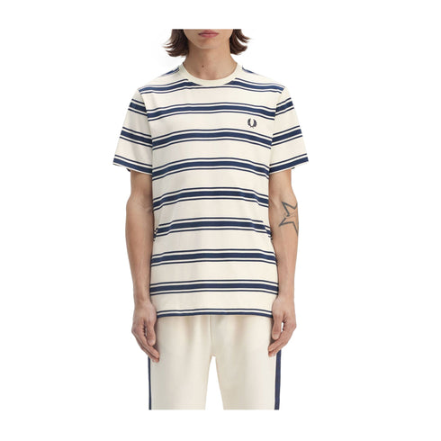 Fred Perry T-shirt T-shirt Uomo con righe orizzontali M P25 - FRED PERRYM9851 - 560 - M - Francavilla Moda