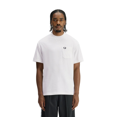 Fred Perry T-shirt mm T-shirt uomo con taschino S P26-FRED PERRYM2408-129-S - Francavilla Moda