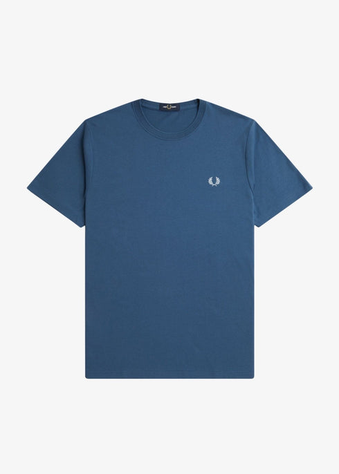 Fred Perry T-shirt T-shirt Uomo girocollo Blu chiaro P24-FRED PERRYM1600-V06-M - Francavilla Moda
