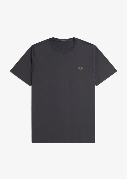 Fred Perry T-shirt T-shirt Uomo girocollo Grigio scuro P24-FRED PERRYM1600-V07-S - Francavilla Moda