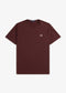 Fred Perry T-shirt T-shirt Uomo girocollo Bordeau - Francavilla Moda