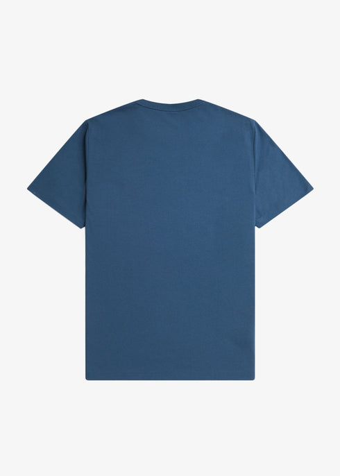 Fred Perry T-shirt T-shirt Uomo girocollo Blu chiaro P24-FRED PERRYM1600-V06-M - Francavilla Moda