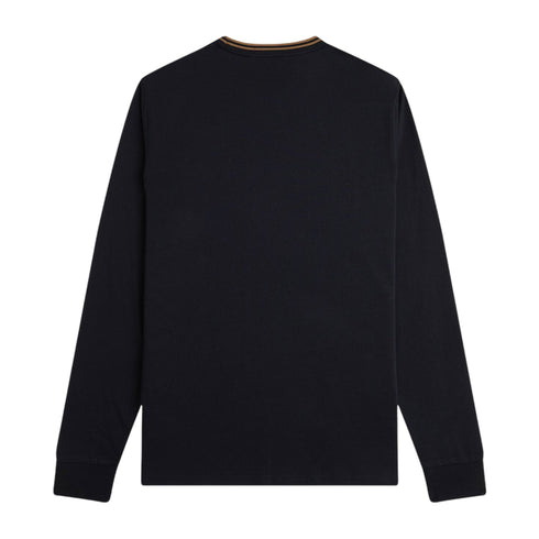 Fred Perry T-shirt T-shirt Uomo lunga con bordino S A25-FRED PERRYM9602-184-S - Francavilla Moda