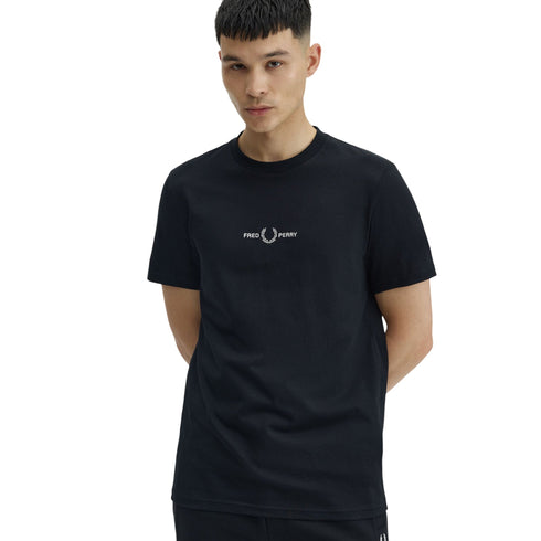 Fred Perry T-shirt mm T-shirt uomo mm con ricamo S P26-FRED PERRYM4580-102-S - Francavilla Moda