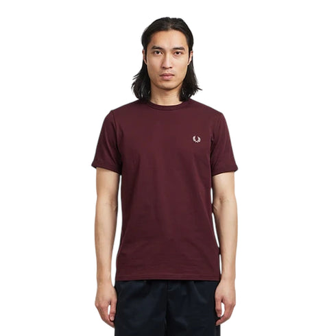 Fred Perry T-shirt mm T-shirt uomo mm Ringer taglia unica S P26-FRED PERRYM3519-102-S - Francavilla Moda