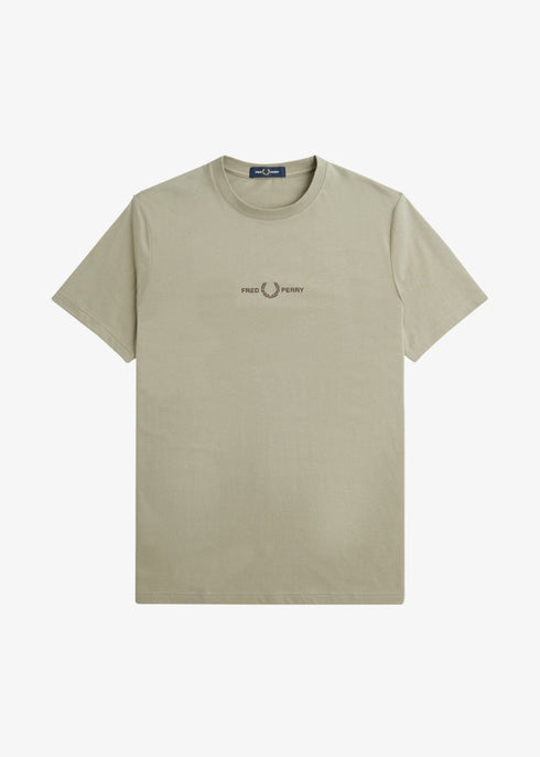 Fred Perry T-shirt T-shirt Uomo ricamo frontale Fango P24-FRED PERRYM4580-U54-S - Francavilla Moda