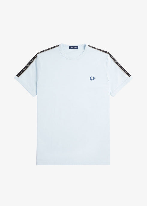 Fred Perry T-shirt T-shirt Uomo Ringer tape Silver blue P24-FRED PERRYM4613-V27P-S - Francavilla Moda