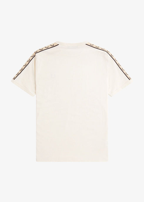 Fred Perry T-shirt T-shirt Uomo Ringer tape Ecru - Francavilla Moda