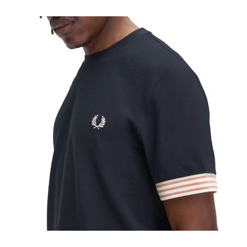 Fred Perry T-shirt T-shirt Uomo Striped Cuff S P25 - FRED PERRYM7707 - 608 - S - Francavilla Moda