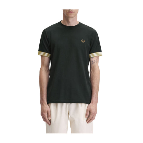Fred Perry T-shirt T-shirt Uomo Striped Cuff S P25 - FRED PERRYM7707 - Q20 - S - Francavilla Moda