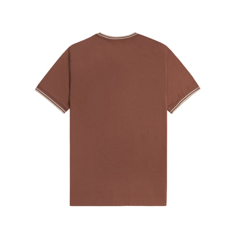 Fred Perry T-shirt T-shirt Uomo Twin Tipped a maniche corte Whisky porridge A24 - FRED PERRYM1588 - W52 - M - Francavilla Moda